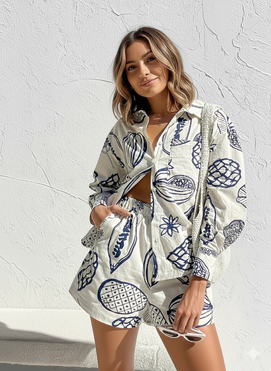 Letizia Printed Coord Set