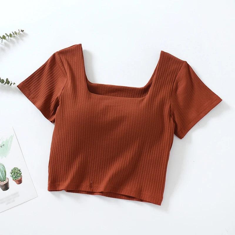 Levo Summer Tops with Inbuilt Bra - Image 2