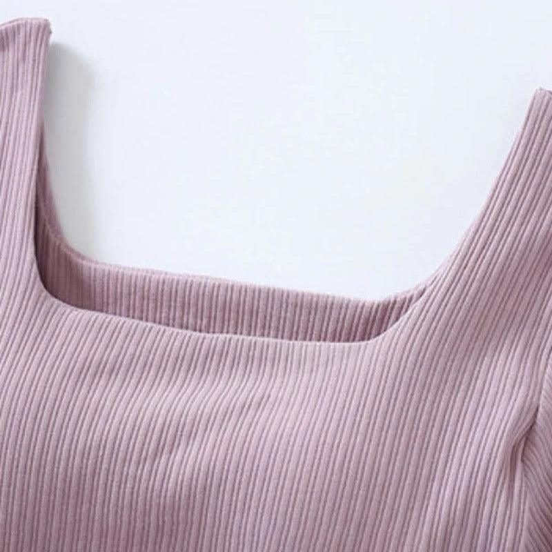 Levo Summer Tops with Inbuilt Bra - Image 8