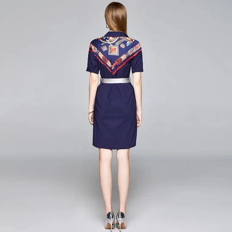 Libya Luxury Scarf Dress - Image 7