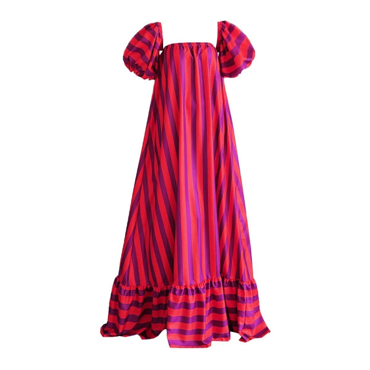 Lisba Luxury Striped Maxi Dress In Multicolor - Image 5