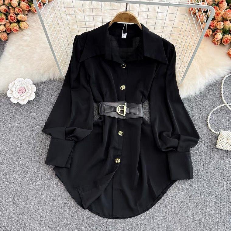 Locaste Statement Shirt With Belt - Image 3