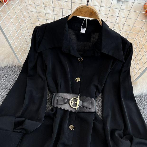 Locaste Statement Shirt With Belt - Image 4