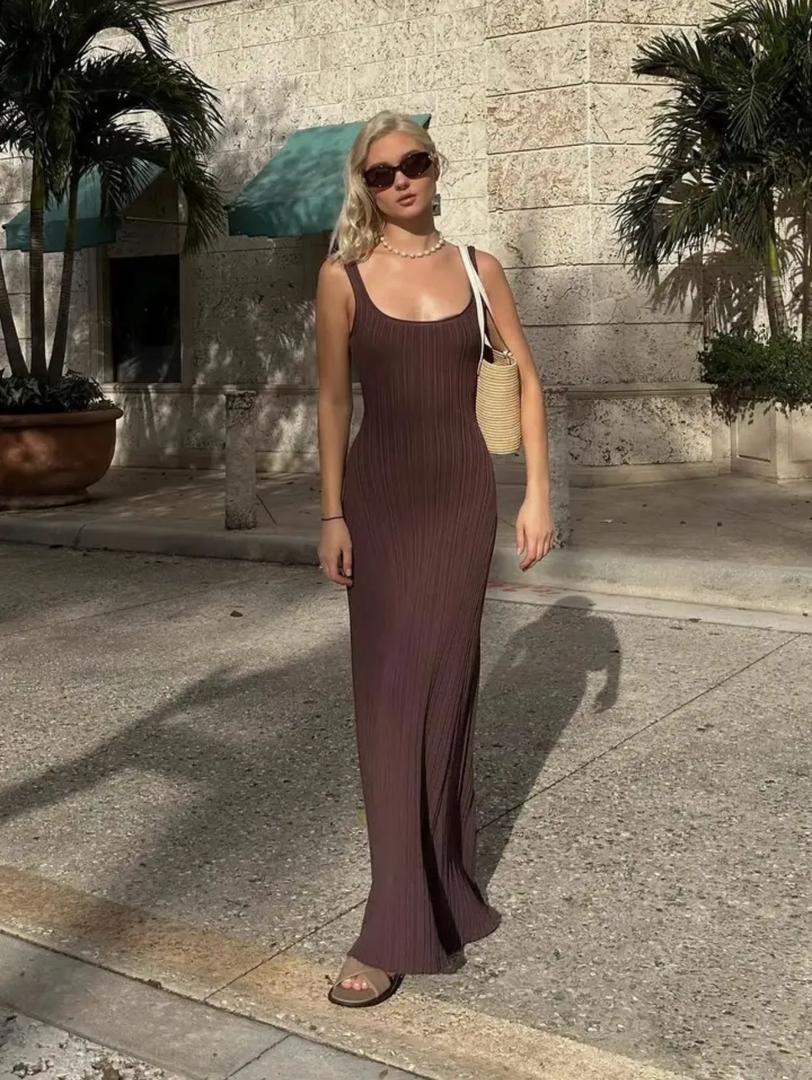 Logos Luxe Knit Bodycon Dress - Image 2