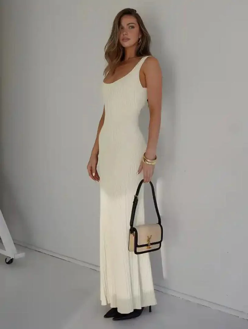 Logos Luxe Knit Bodycon Dress - Image 3