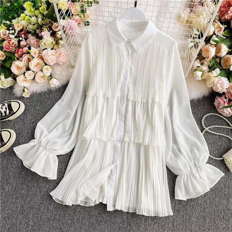 Loila Pleated Blouse - Image 8