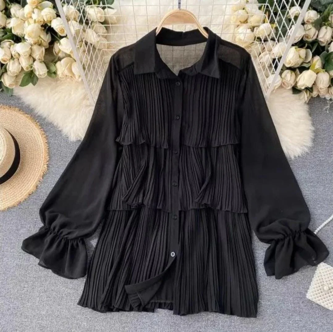 Loila Pleated Blouse - Image 9