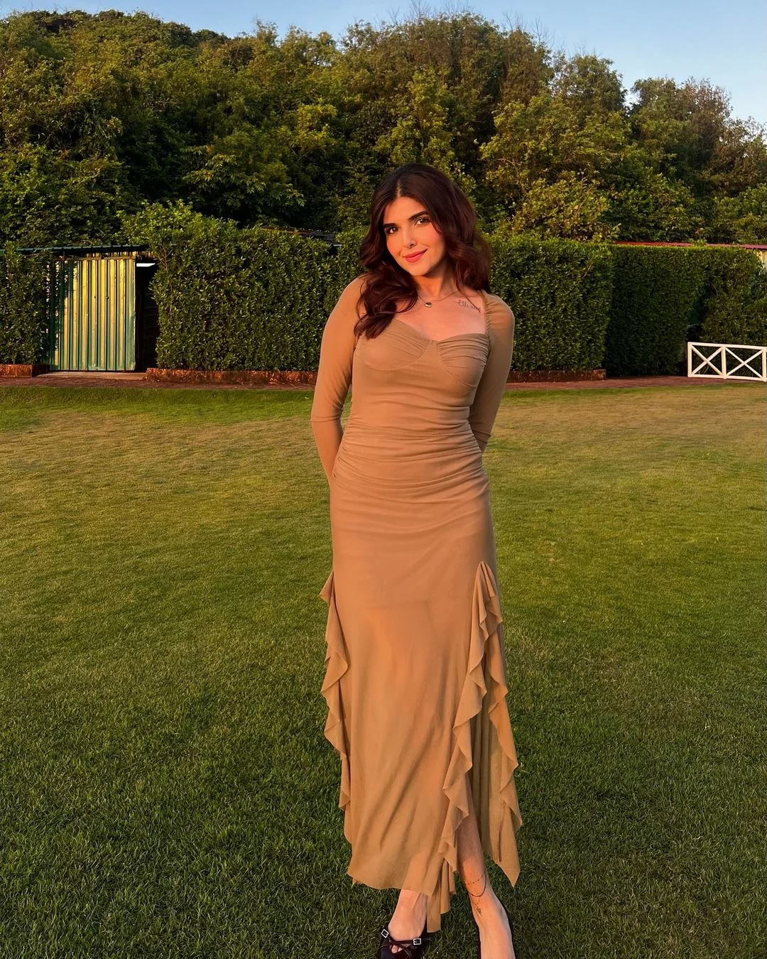 Lolita Ruffled Bodycon Maxi Dress - Image 3
