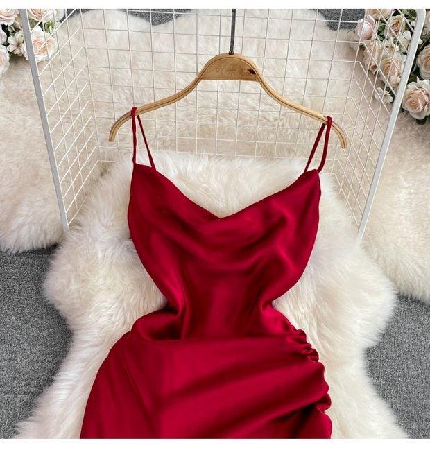 Lorelai Satin Mini Dress - Image 6