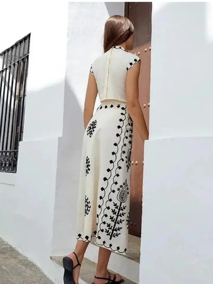Louella Summer Set of Top and Skirt - Image 2