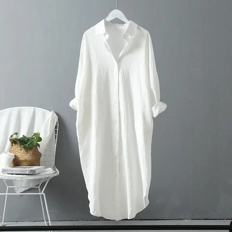 Lumia Luxe Cotton Long Shirt/ Dress - Image 9