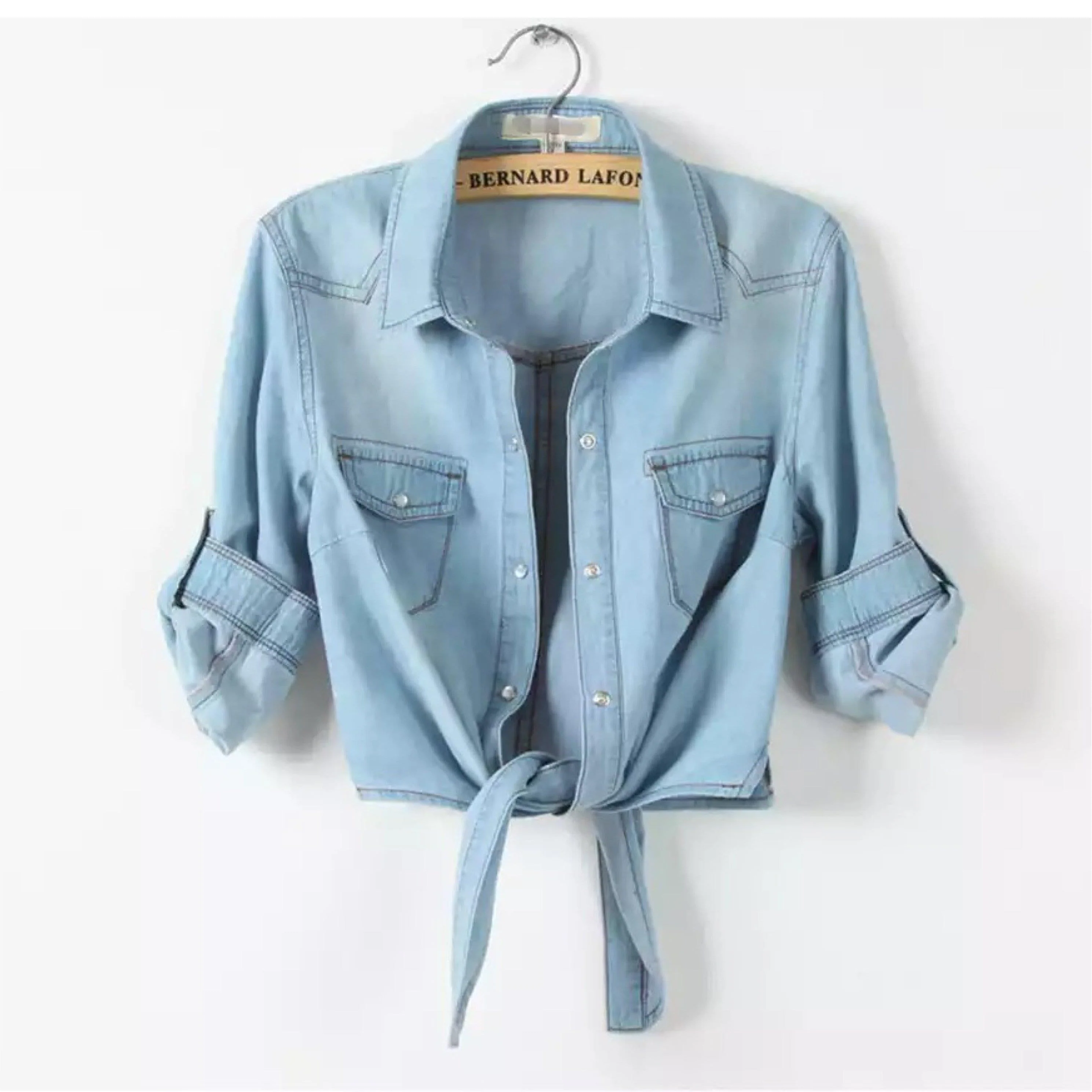 Luxury Denim Crops - Image 4