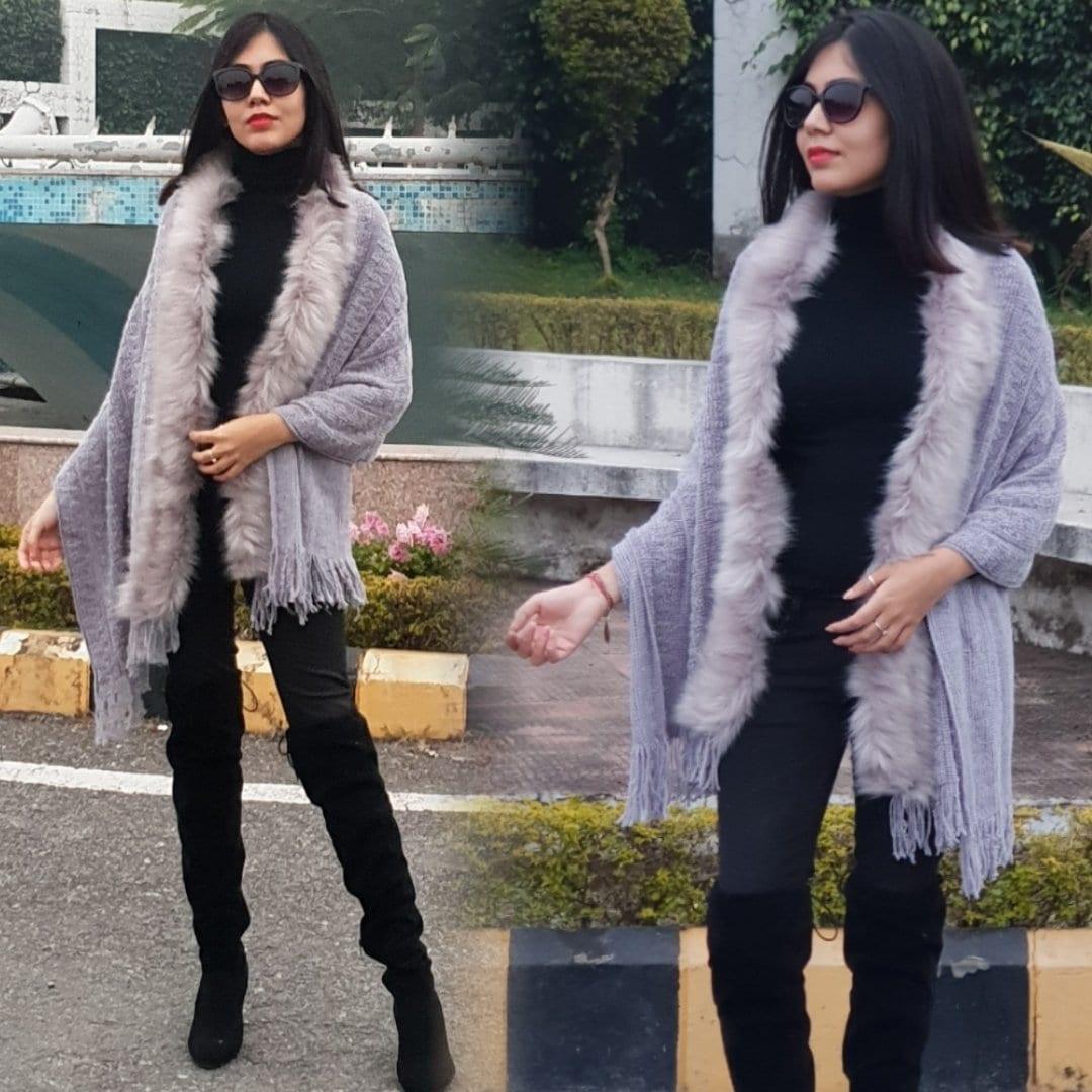 Luxury Faux Fur Capes - Image 2