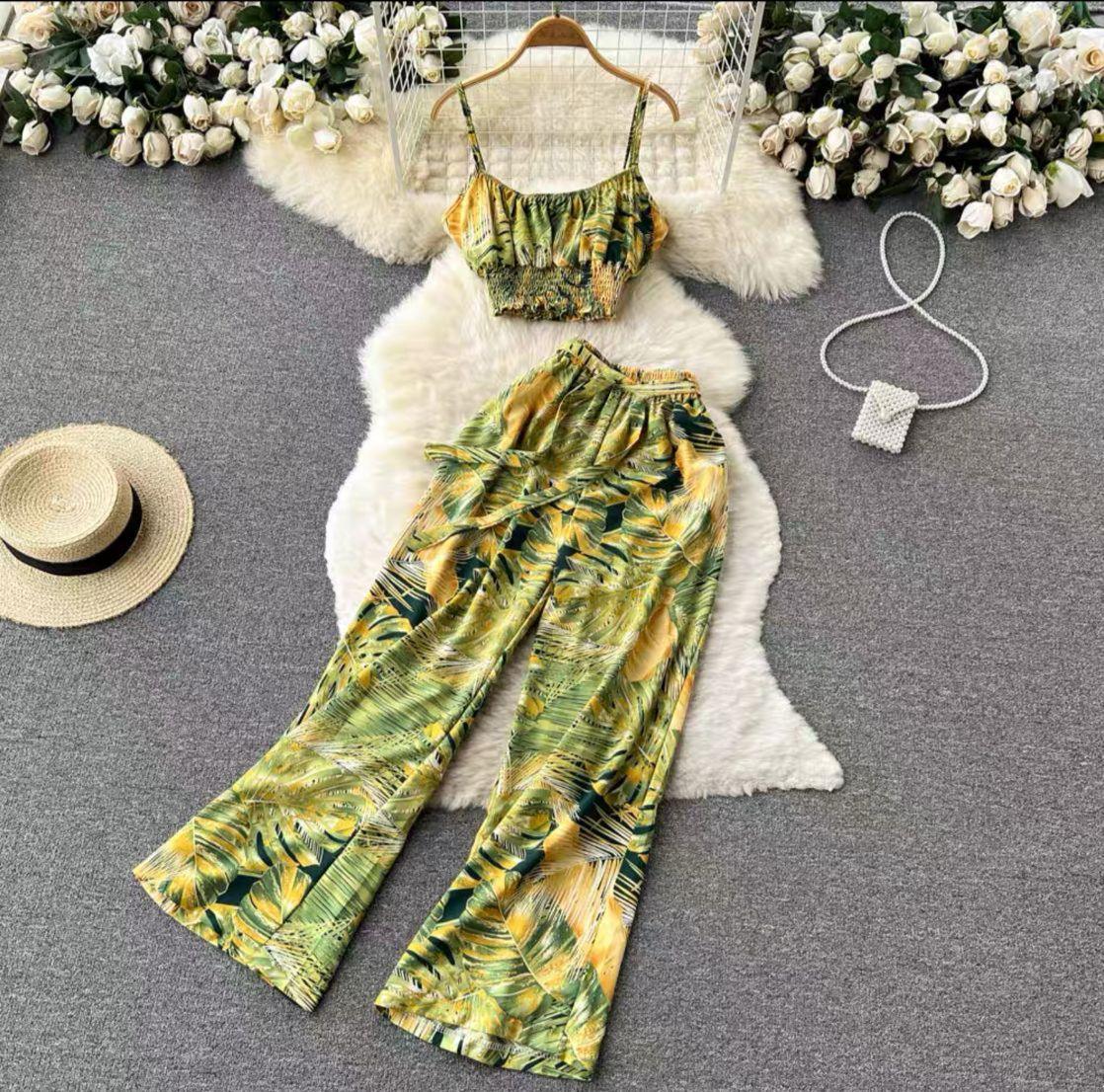 Lyanna Abstract Print Coord Set - Image 2