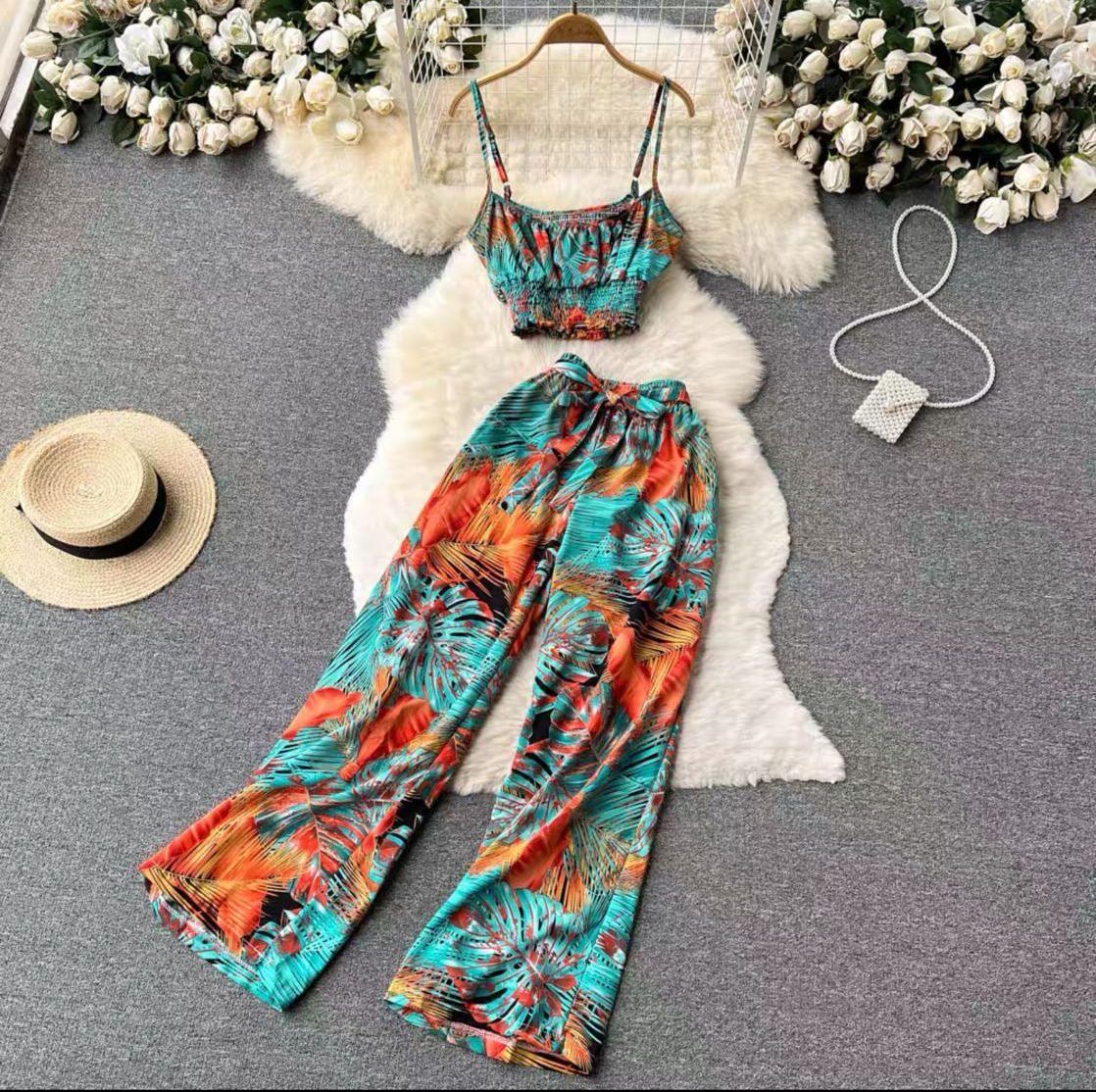 Lyanna Abstract Print Coord Set - Image 3