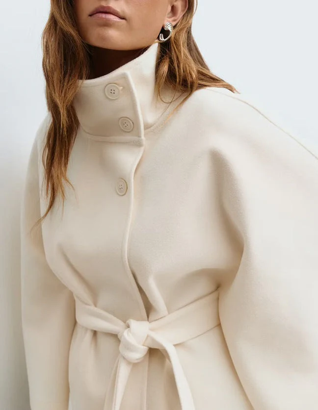 Maddy Winter Cape With Belt - Image 4