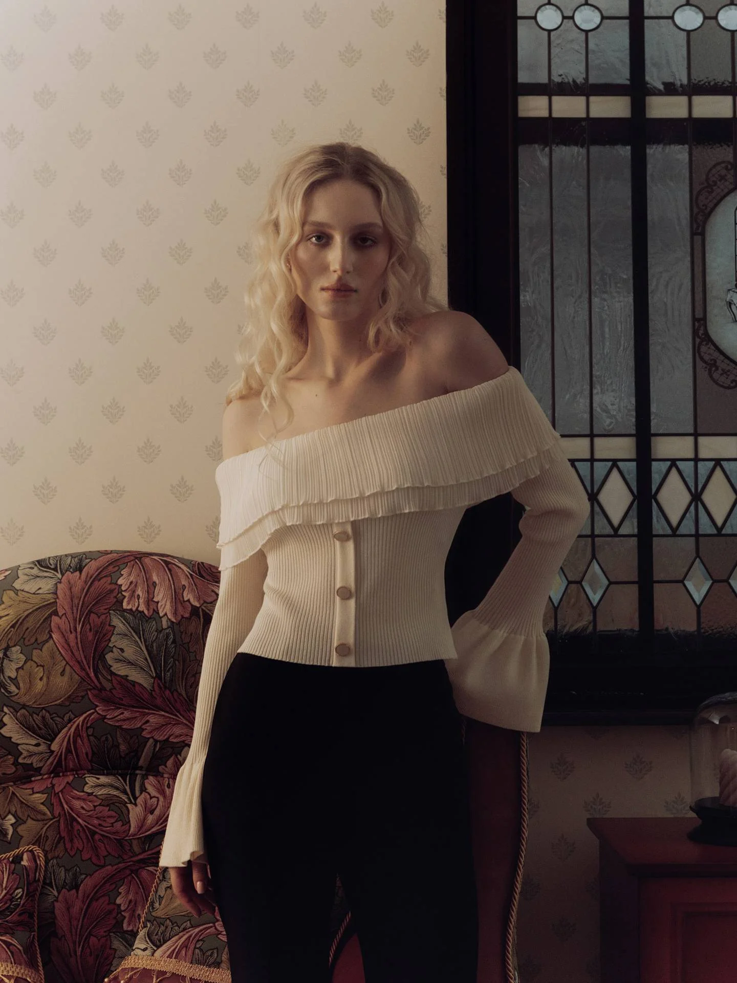 Maelie Off Shoulder Knit Top - Image 5