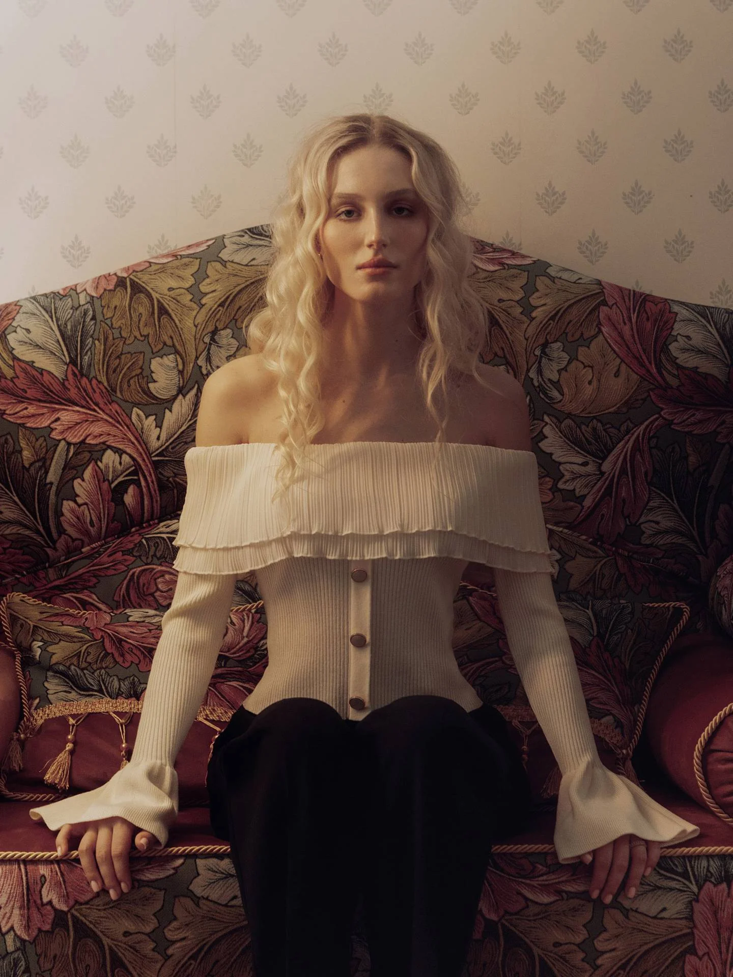 Maelie Off Shoulder Knit Top - Image 6