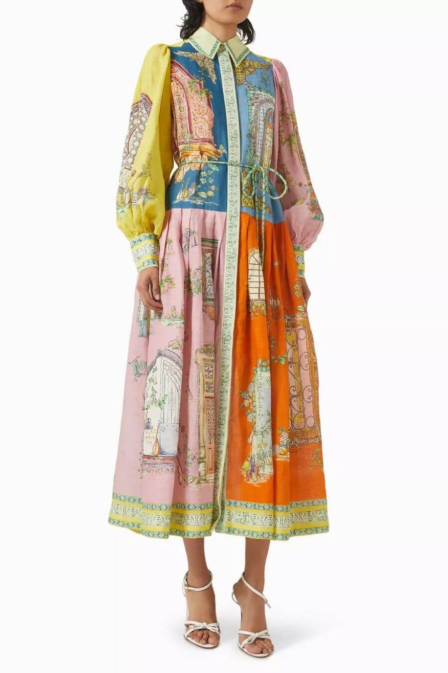 Maisto Printed Summer Maxi Dress In Multicolor - Image 7