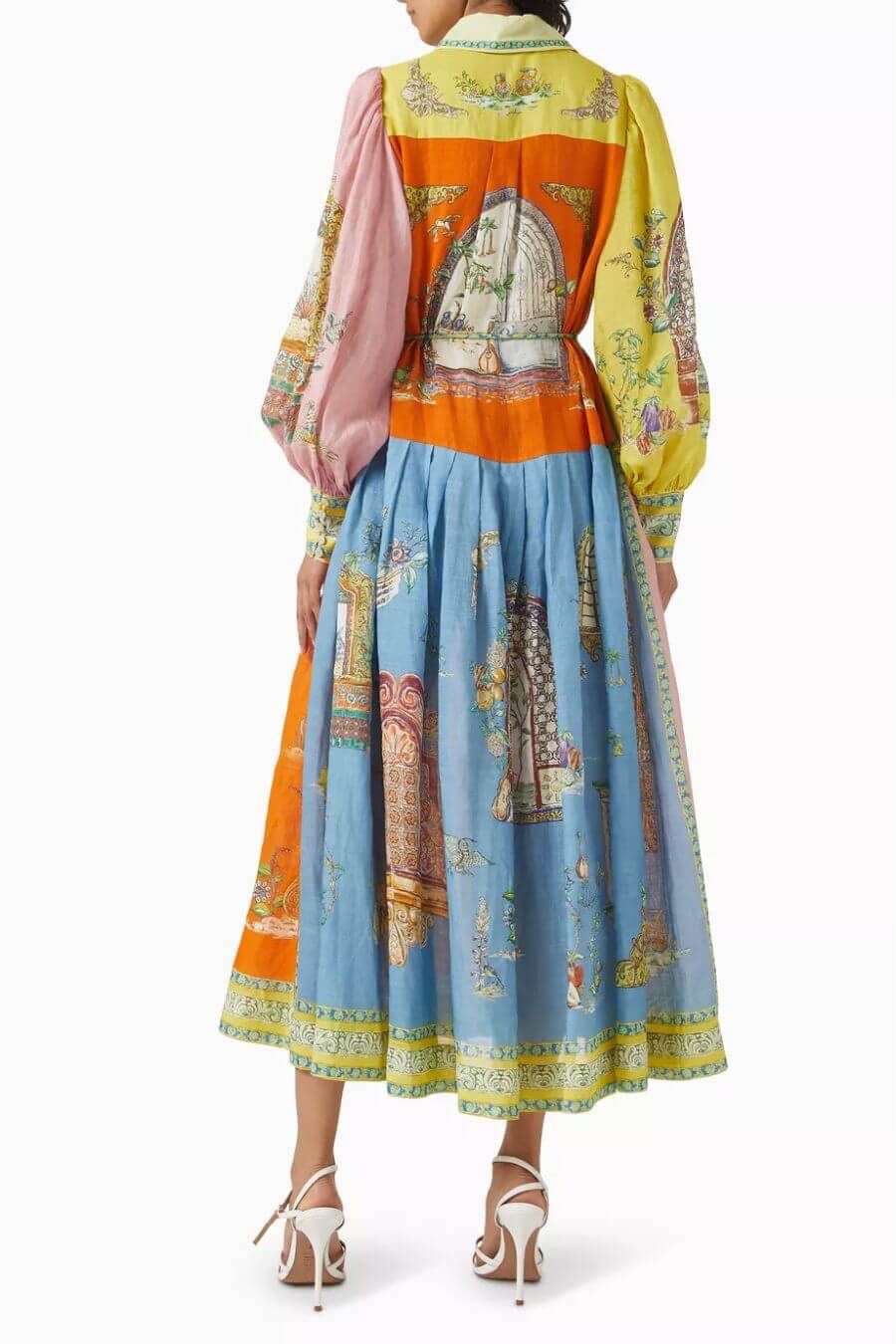 Maisto Printed Summer Maxi Dress In Multicolor - Image 8