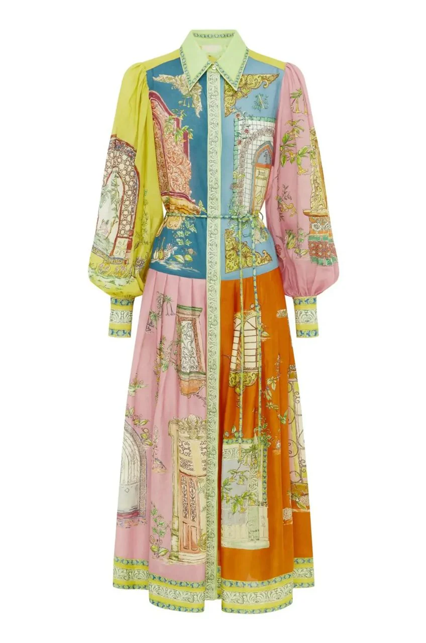 Maisto Printed Summer Maxi Dress In Multicolor - Image 9