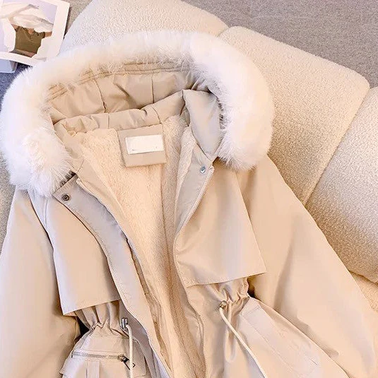 Margot Warm Fleece Lined Parka Jacket - Image 13