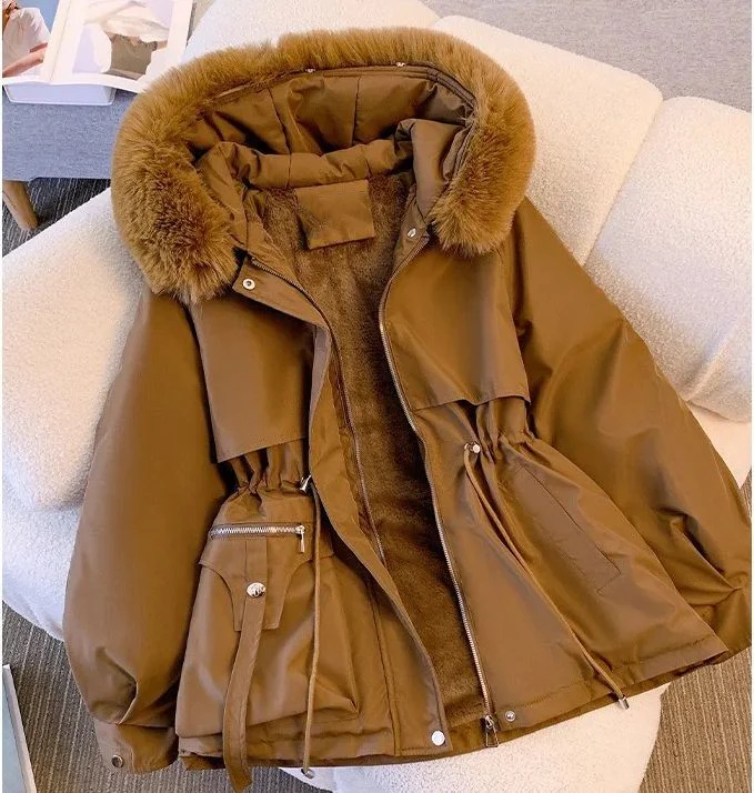 Margot Warm Fleece Lined Parka Jacket - Image 7
