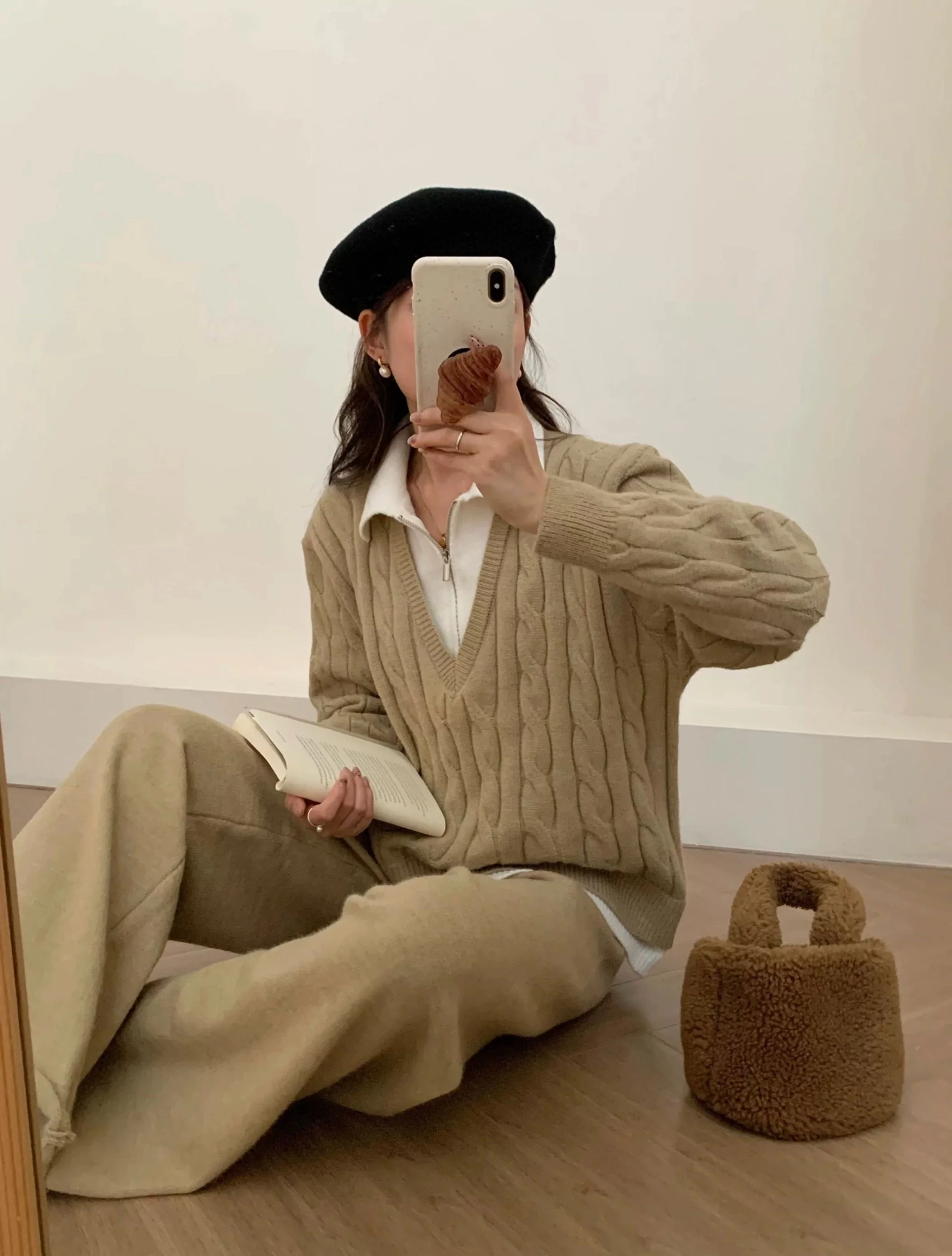 Maria Premium Woolen Coord Set - Tracksuit