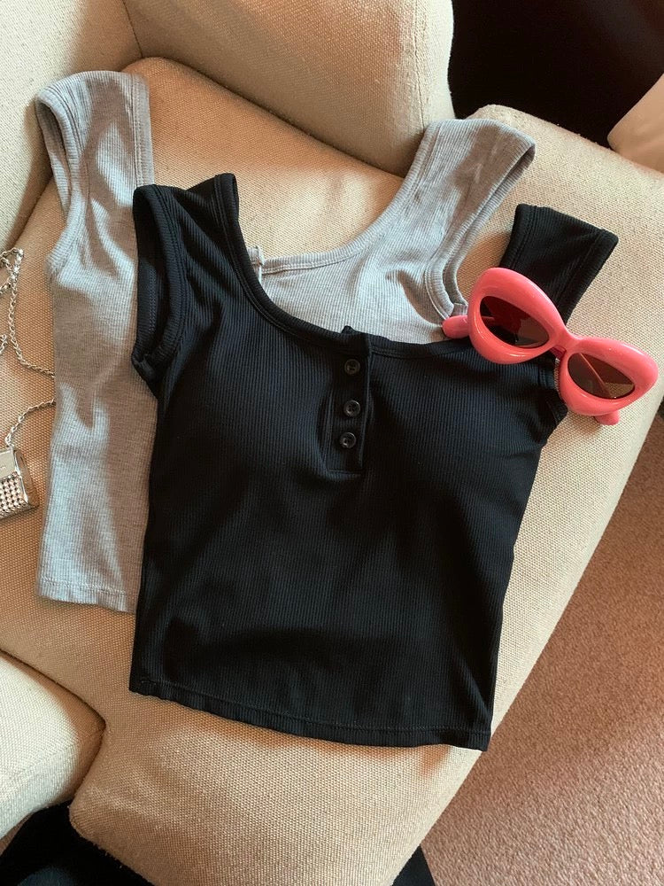 Maria Tank Tops with Inbuilt Bra - Image 6
