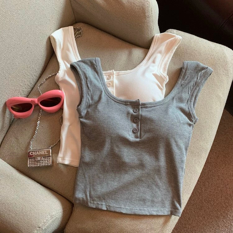 Maria Tank Tops with Inbuilt Bra - Image 7