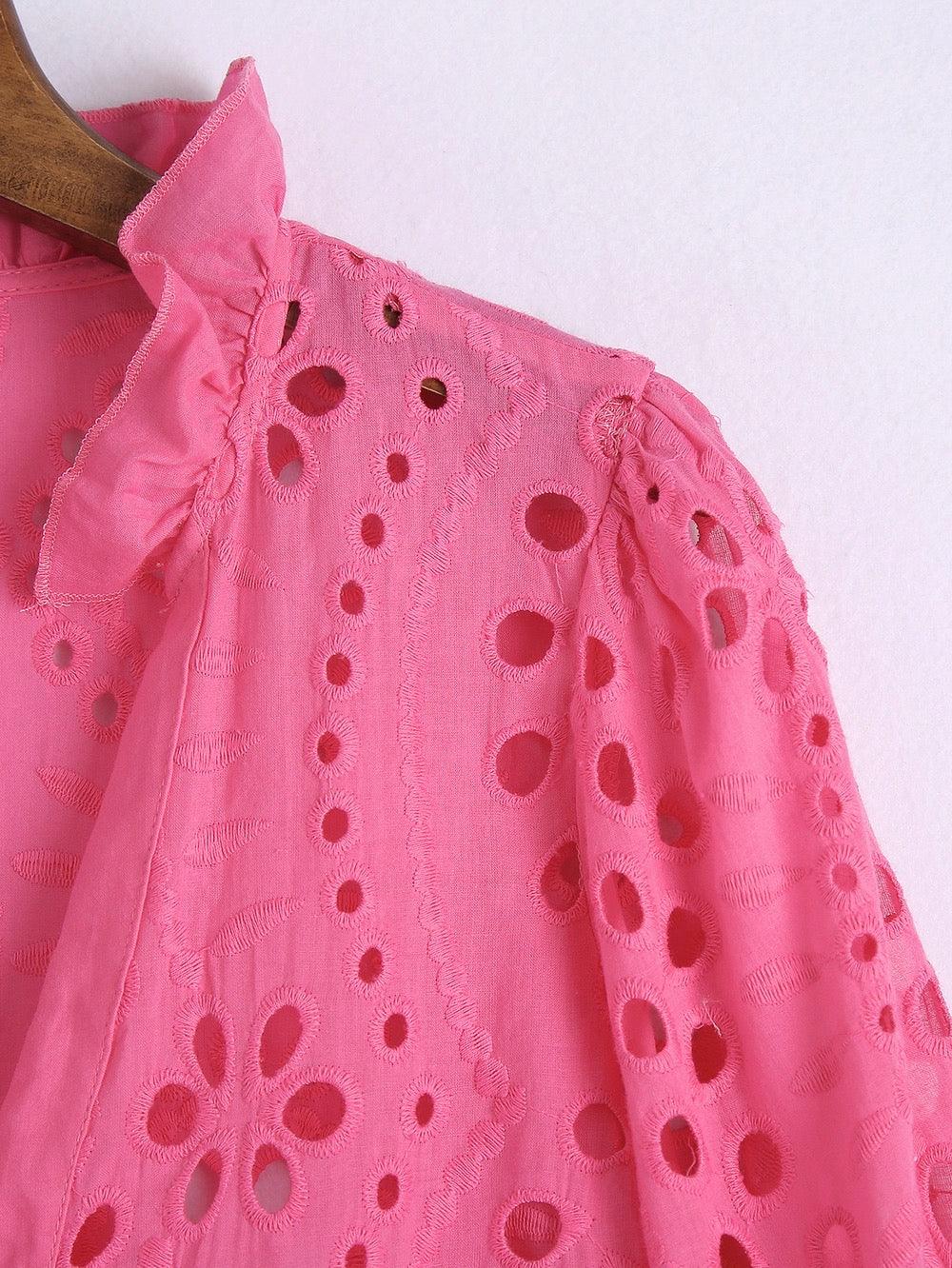 Marianna Premium Eyelet Blouse - Image 4