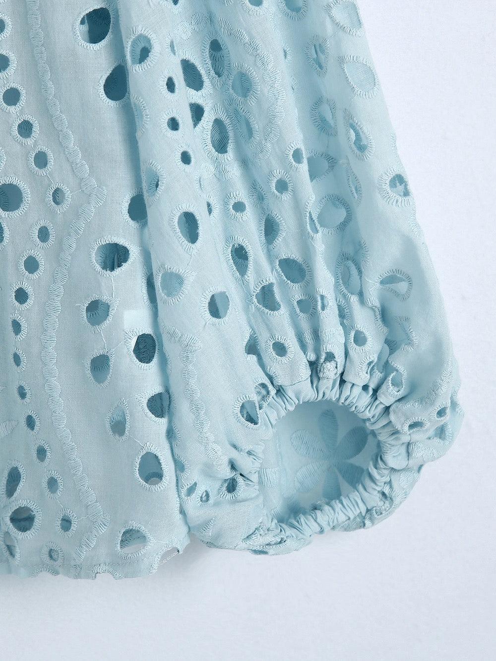 Marianna Premium Eyelet Blouse - Image 5