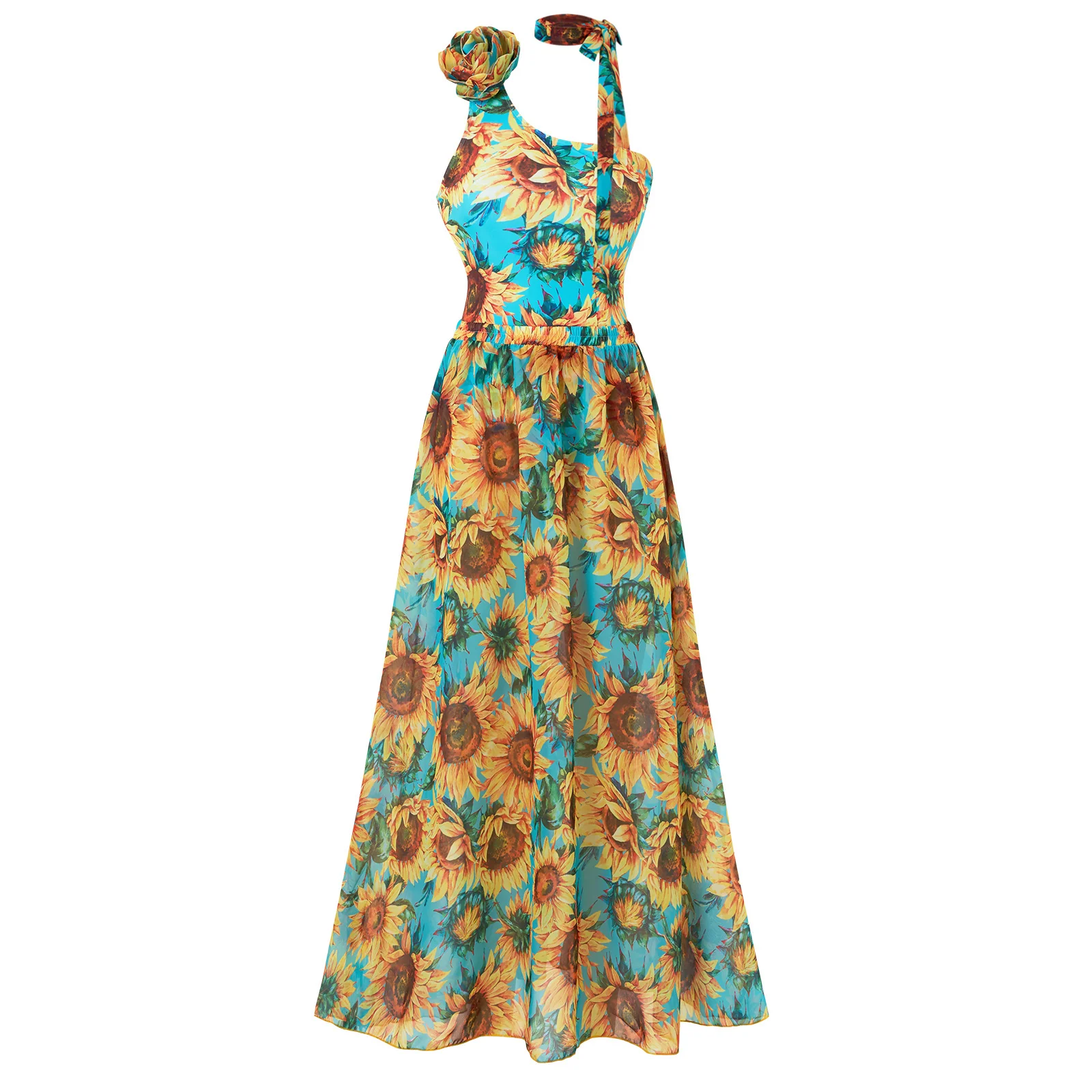 Marisol Floral Swimsuit With Skirt - Image 2
