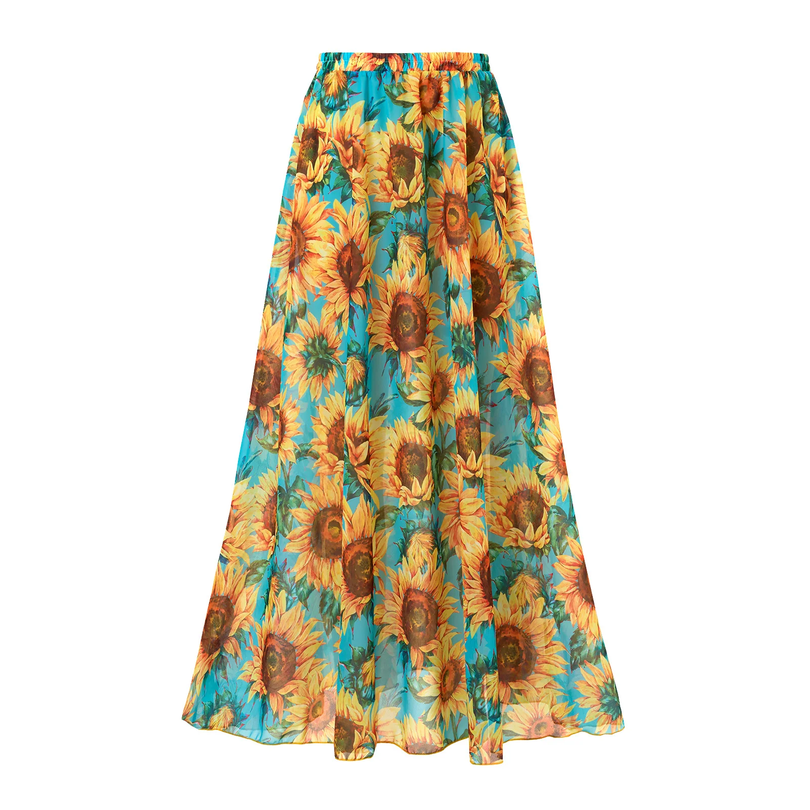 Marisol Floral Swimsuit With Skirt - Image 4