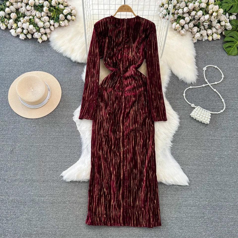 Mastro Velour Winter Dress - Image 3
