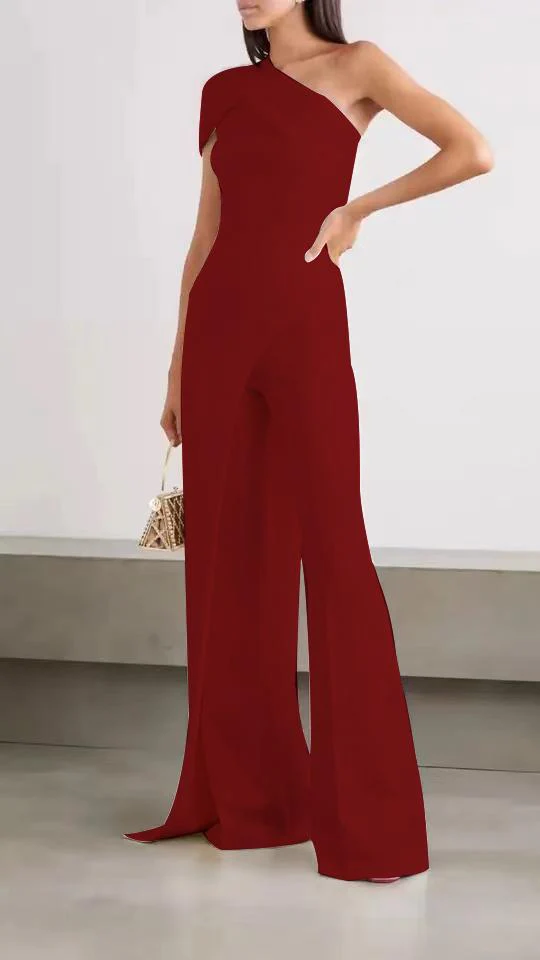 Meghan Statement Jumpsuit in White - Image 5