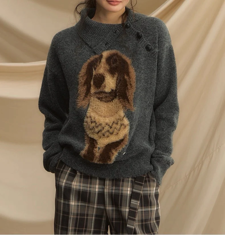 Merve Boo Fur Sweater - Image 2