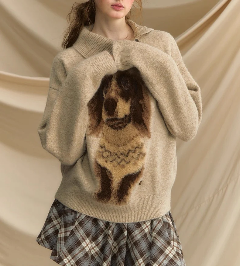 Merve Boo Fur Sweater - Image 3