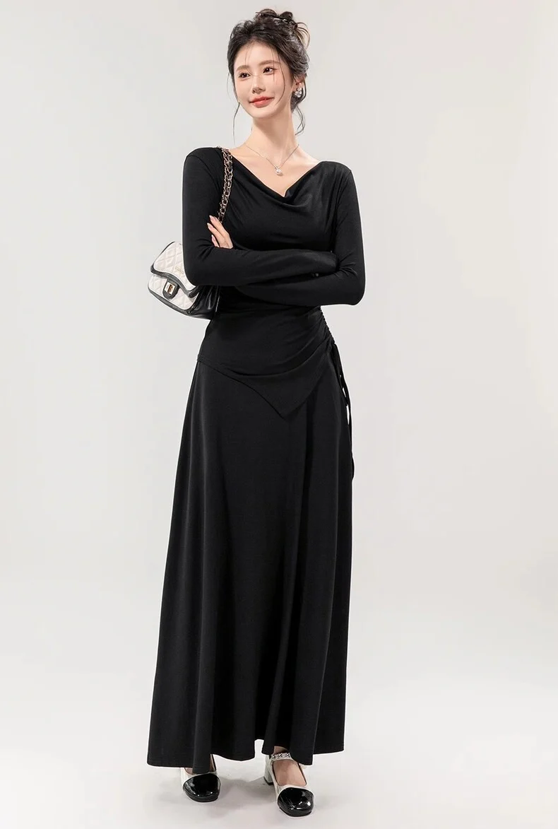 Mia Drawstring Coord Set - Set of Top and Skirt - Image 2