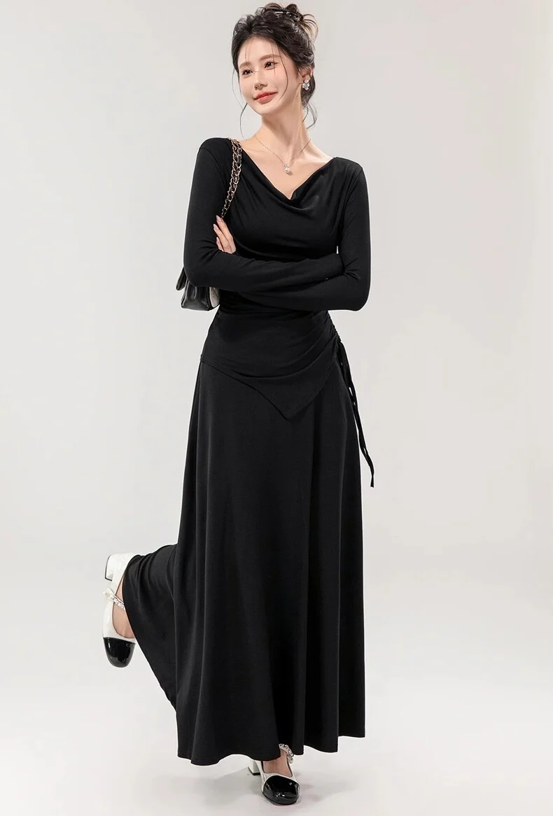 Mia Drawstring Coord Set - Set of Top and Skirt - Image 3