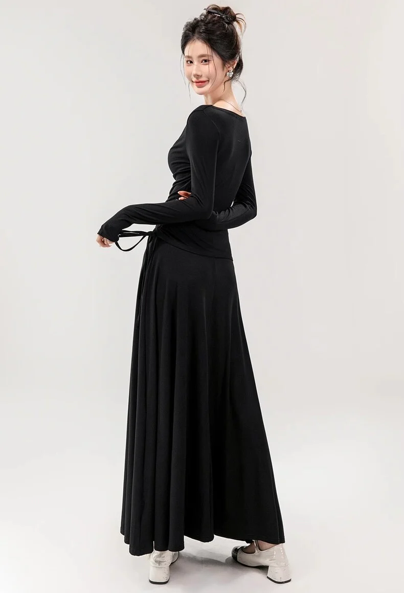Mia Drawstring Coord Set - Set of Top and Skirt - Image 4