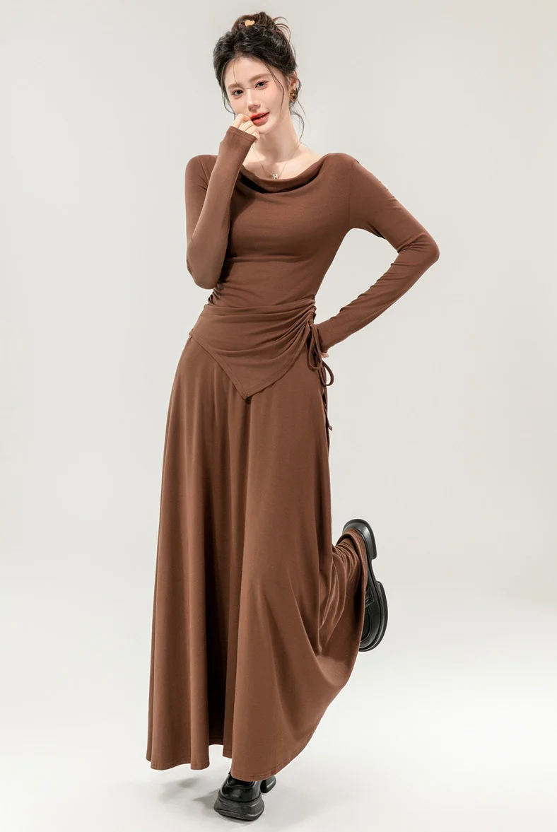 Mia Drawstring Coord Set - Set of Top and Skirt - Image 7