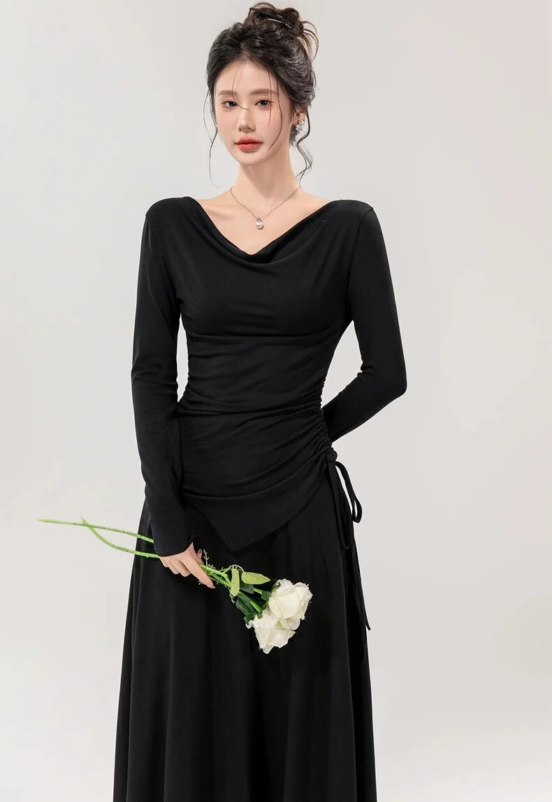 Mia Drawstring Coord Set - Set of Top and Skirt - Image 9