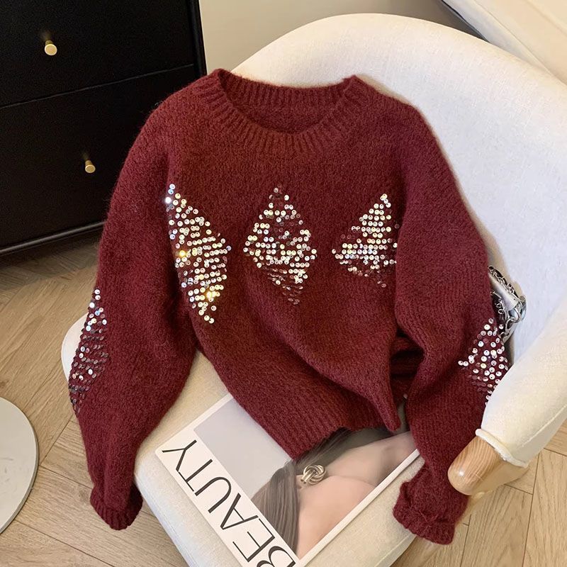 Mieke Luxe Sequin Sweater - Image 2