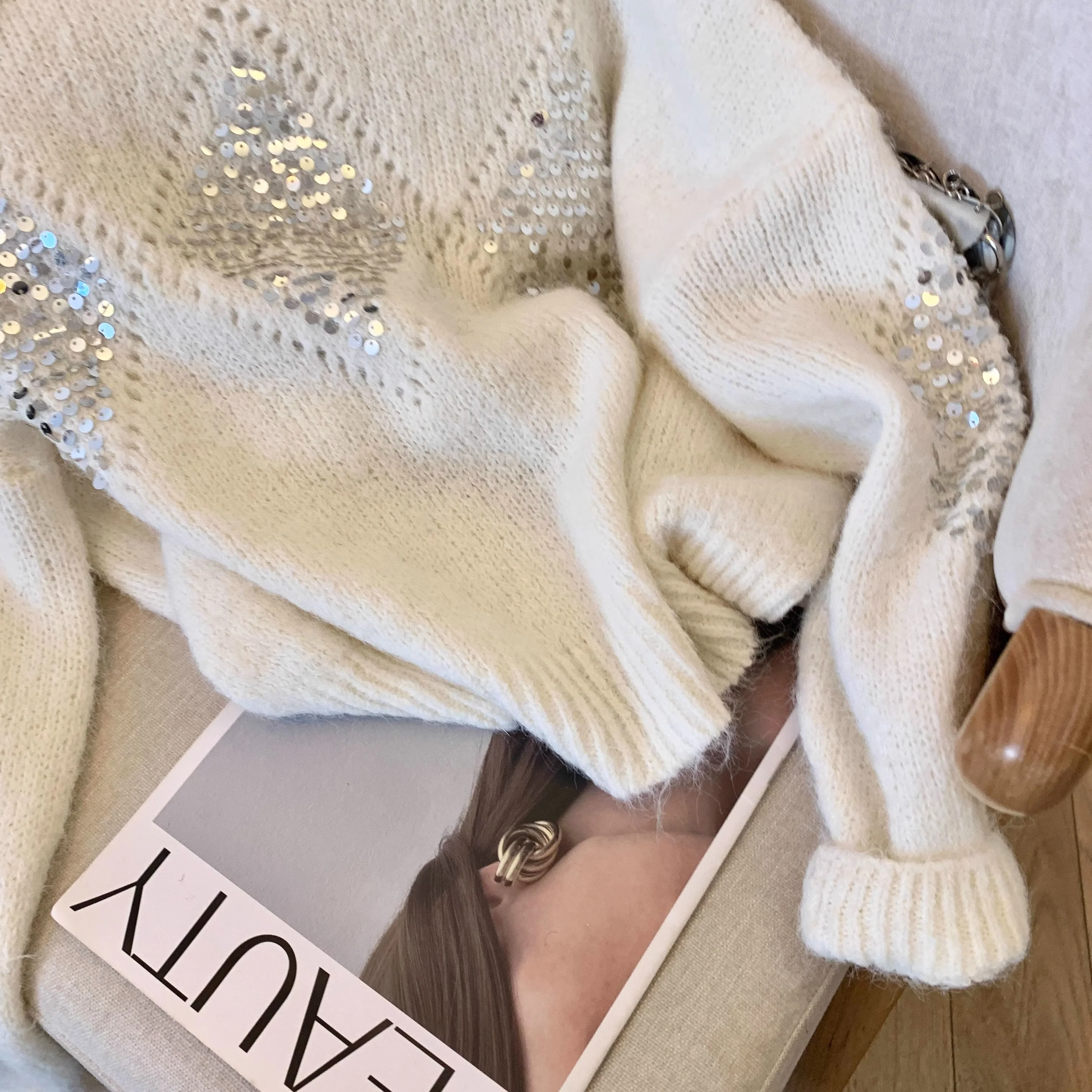 Mieke Luxe Sequin Sweater - Image 8