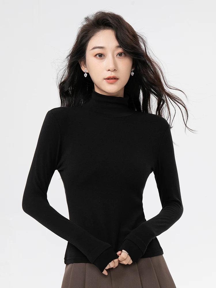 Milano Fleece Lined Turtleneck Sweater - Image 6