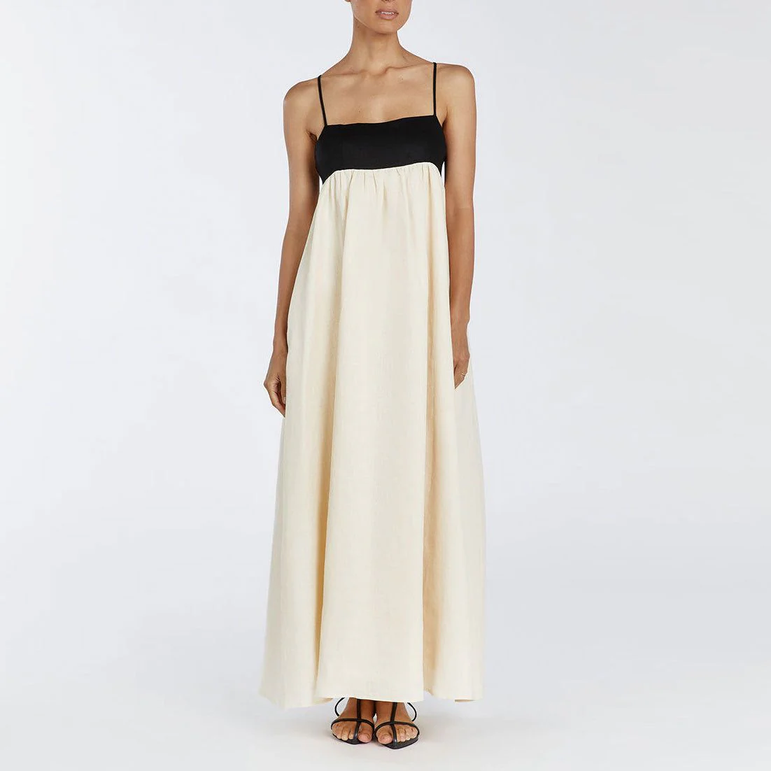Milla Summer Holiday Midi Dress In Ivory