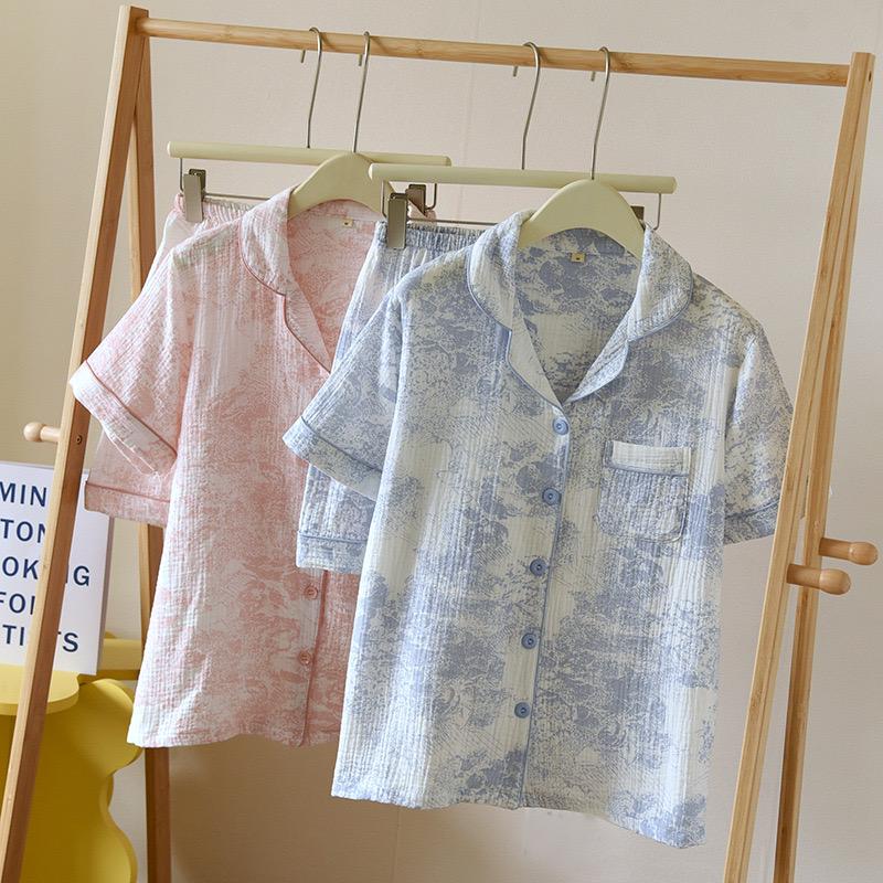 Mista Cotton Nightsuit In Blue - Image 2