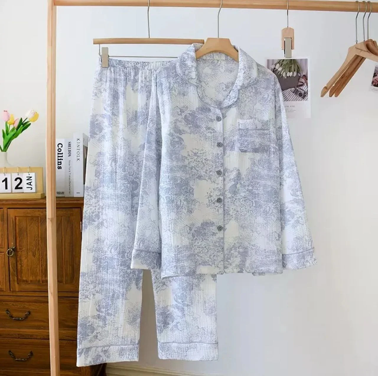 Mitasa Cotton Crepe Nightsuit - Image 6