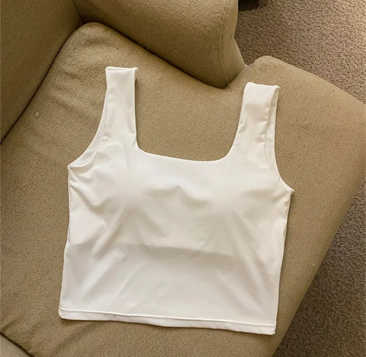 Mona Tank Tops with Inbuilt Bra - Image 4